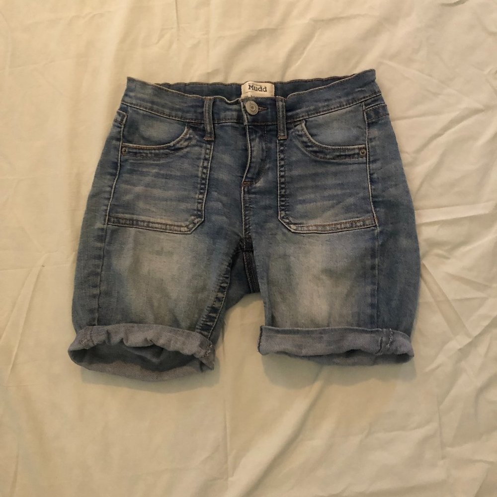 Blue Jean Boyfriend Shorts